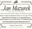 Zmarł Jan Mazurek [80 lat]