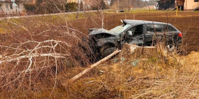 Wypadek w Ryszkowej Woli. 26-latek z powiatu lubaczowskiego trafił do szpitala