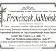 Zmarł Franciszek Jabłoński [72 lata]