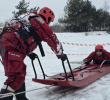 Bezpiecznie na lodzie. Strażacy z Lubaczowa szkolą i edukują przed feriami