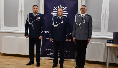 Zmiany w lubaczowskiej policji. Dwóch komendantów zakończyło służbę [ZDJĘCIA]