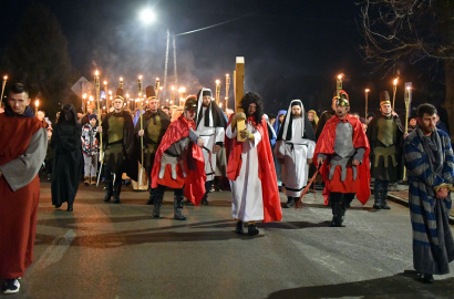 Poruszające widowisko w Łukawcu. Misterium Męki Pańskiej już w niedzielny wieczór