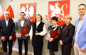 Wieloletni pracownicy Starostwa Powiatowego w Lubaczowie przeszli na emeryturę