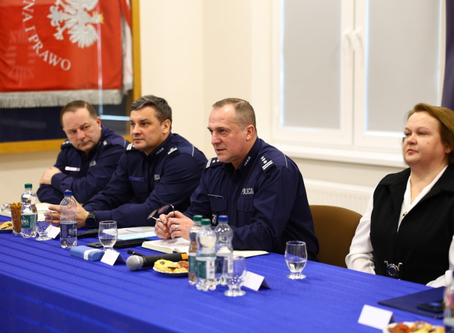 Policja podsumowała 2025 rok. Odprawa w Lubaczowie z udziałem władz [ZDJĘCIA]