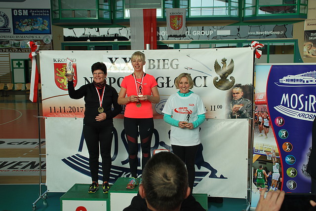 Na drugim miejscu na podium - Wiesława Kubiszyn fot. lubaczow.pl