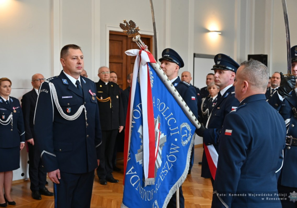 Insp. Andrzej Patrzałek nowym komendantem Podkarpackiej Policji