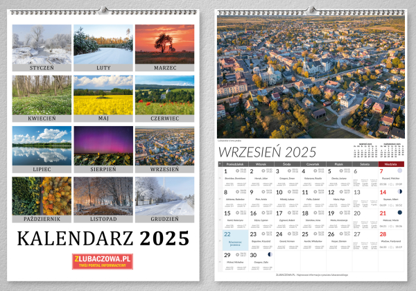 Ruszyła sprzedaż wyjątkowych kalendarzy portalu ZLUBACZOWA.PL na 2025 rok