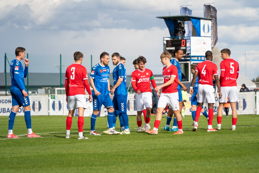 Pogoń-Sokół Lubaczów lepsza od Wisły II Kraków! Dublet Pawła Oleksego [ZDJĘCIA]