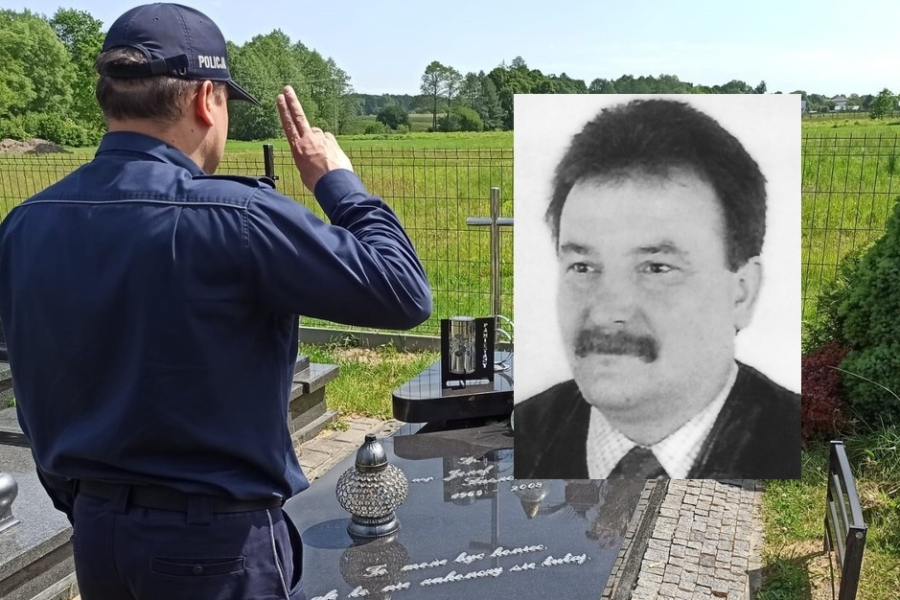 Zginął na służbie. Policja upamiętnia mł. asp. Józefa Faszczowego