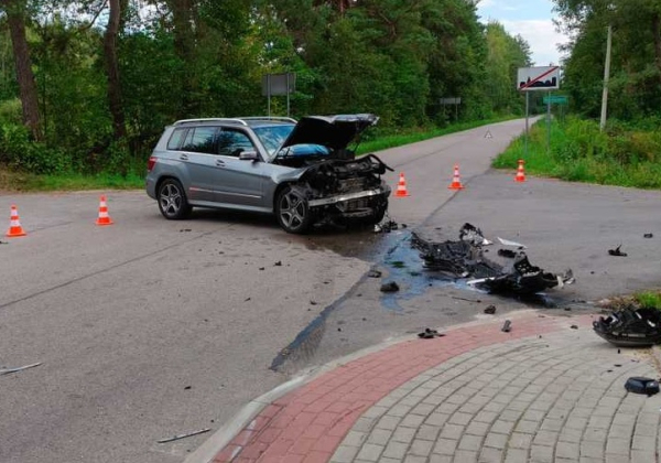 18-latek w Horyńcu-Zdroju wymusił pierwszeństwo. W aucie jechało sześć osób