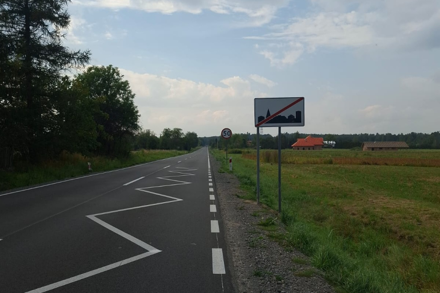 Uwaga! Zmiana ograniczenia prędkości na drodze w kierunku Sieniawy!