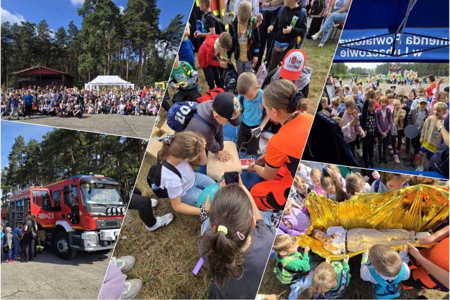 Policjanci, strażacy i ratownicy z uczniami. Za nami Powiatowy Piknik Edukacyjny [ZDJĘCIA]