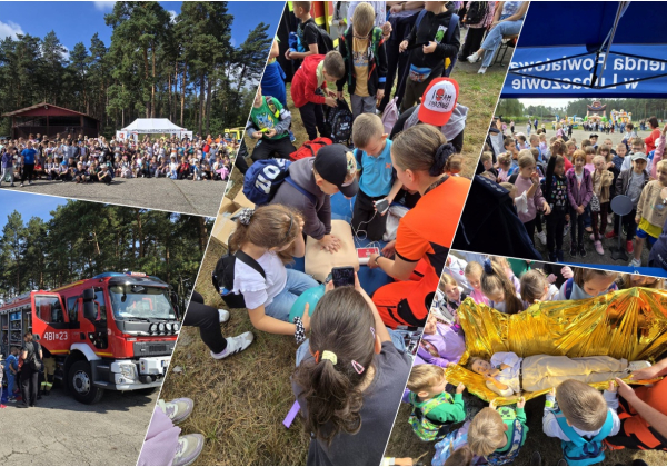 Policjanci, strażacy i ratownicy z uczniami. Za nami Powiatowy Piknik Edukacyjny [ZDJĘCIA]