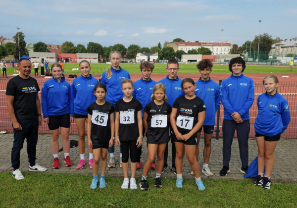 Młodzi lekkoatleci z Lubaczowa biją życiowe rekordy i rywalizują w mistrzostwach Polski