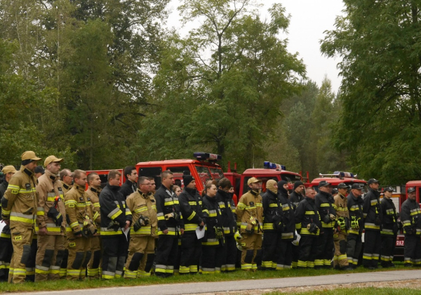 Strażacy z gminy Narol szkolili się w Łukawicy. Ćwiczenia z rozmachem [ZDJĘCIA]