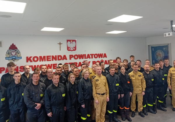 To oni ruszą do akcji! 35 druhów i druhen ukończyło szkolenie OSP