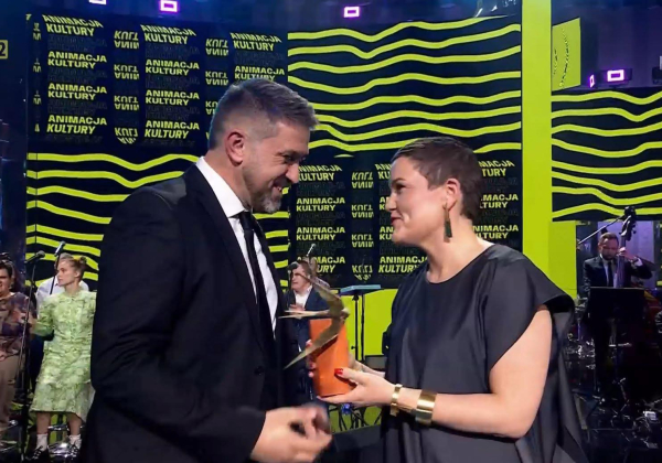 Marcin Piotrowski nagrodzony przez Minister Kultury i Dziedzictwa Narodowego