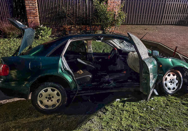 Ukrainiec, który rozbił się w Załużu miał ponad 4,5 promila alkoholu!