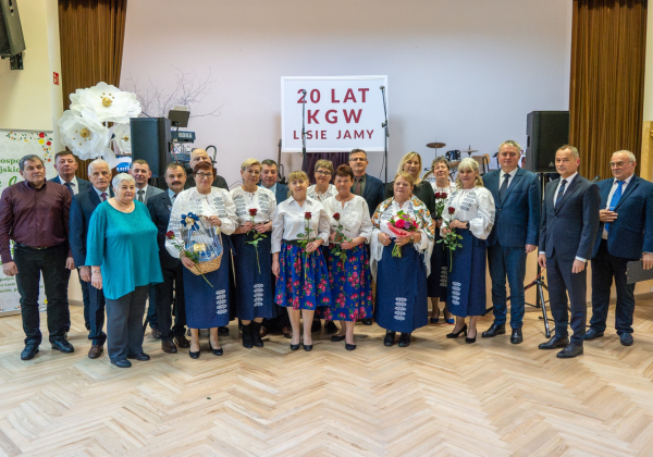 Koło Gospodyń Wiejskich w Lisich Jamach świętowało 20-lecie działalności [ZOBACZ ZDJĘCIA]
