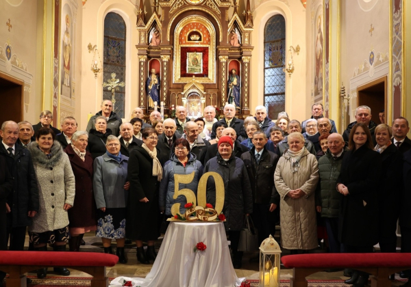 Złote Gody w Gminie Lubaczów. 22 pary świętowały 50-lecie małżeństwa [ZDJĘCIA]