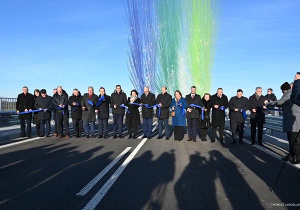 Nowy most na Sanie w Jarosławiu oficjalnie otwarty! [ZOBACZ ZDJĘCIA]