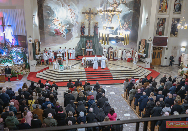 Porządek Mszy Świętych na Boże Narodzenie w lubaczowskich parafiach