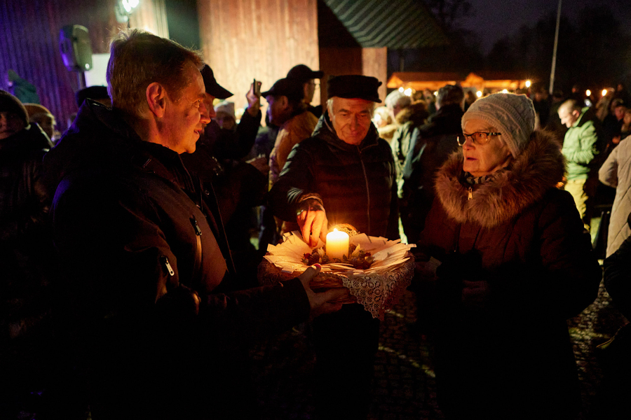 Świąteczne spotkanie w Horyńcu-Zdroju. Wspólny opłatek mieszkańców i kuracjuszy [FOTO]