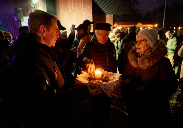Świąteczne spotkanie w Horyńcu-Zdroju. Wspólny opłatek mieszkańców i kuracjuszy [FOTO]