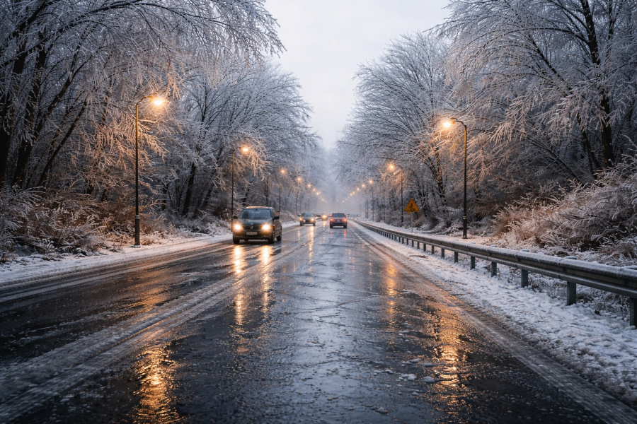 Marznące opady i śnieg. IMGW wydał ostrzeżenie na piątkowe popołudnie i noc