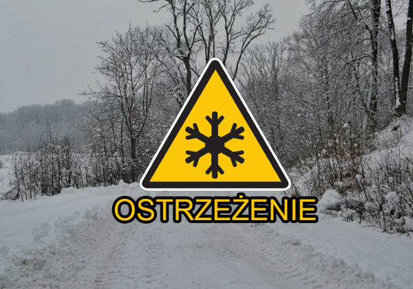Intensywne opady śniegu w powiecie lubaczowskim. IMGW wydało ostrzeżenie