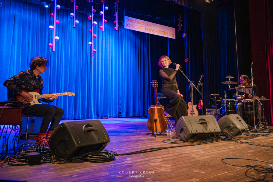 Koncert Noworoczny w Lubaczowie z udziałem Eweliny Flinty [ZOBACZ ZDJĘCIA]