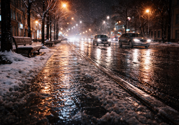 Ostrzeżenie IMGW: marznące opady w powiecie lubaczowskim. W nocy możliwa gołoledź