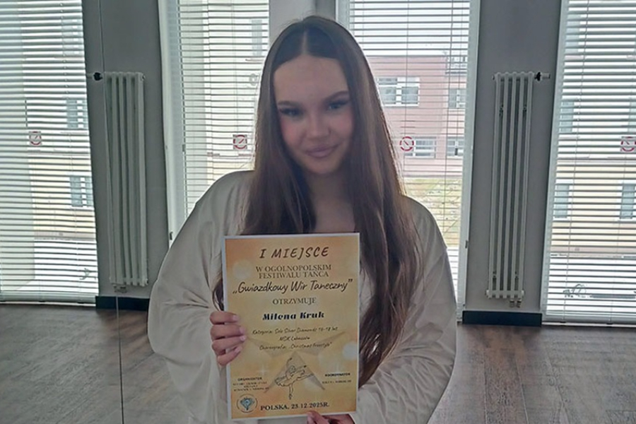 Sukces Mileny Kruk na Ogólnopolskim Festiwalu Tańca