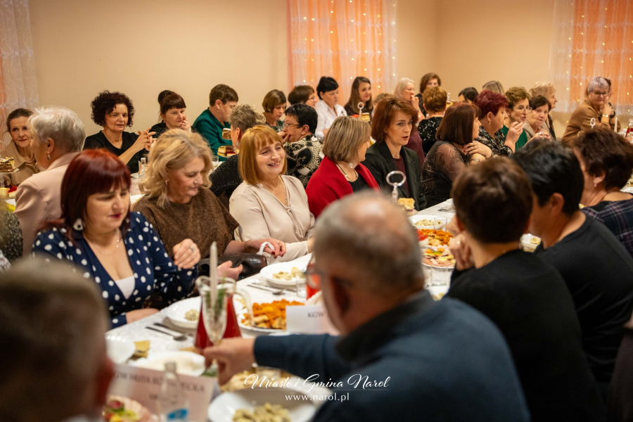 Spotkanie opłatkowe Kół Gospodyń Wiejskich Miasta i Gminy Narol [ZDJĘCIA]