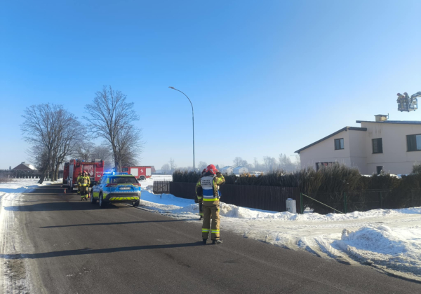 Z ostatniej chwili: Pożar domu w Załużu. Trwa akcja gaśnicza
