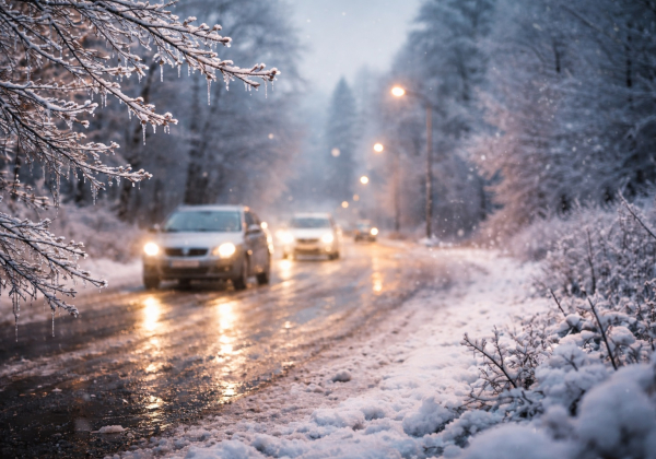 Ostrzeżenie 2. stopnia przed opadami marznącymi. Trudne warunki od piątku do niedzieli