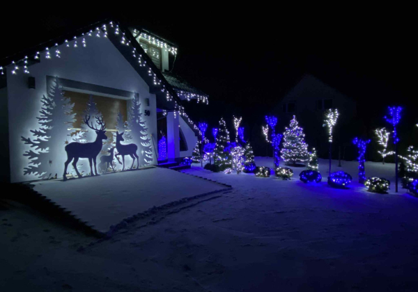 Najpiękniejsze iluminacje świąteczne w gminie Lubaczów. Konkurs rozstrzygnięty [ZDJĘCIA]