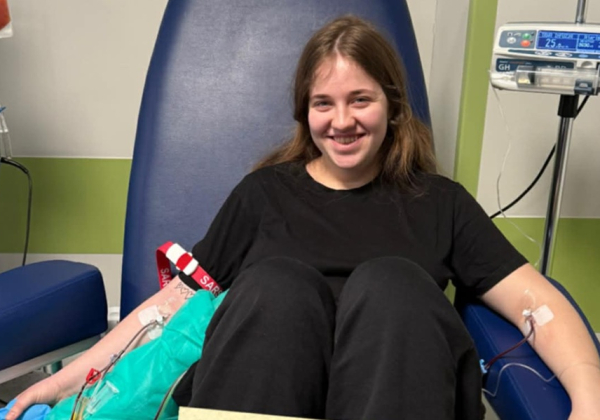 Od szkolnej akcji do realnej pomocy. Absolwentka ZSCKR w Oleszycach oddała szpik