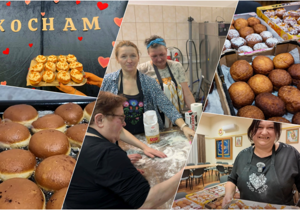 Słodka pomoc dla Michalinki. Tysiące pączków w szczytnym celu [VIDEO]