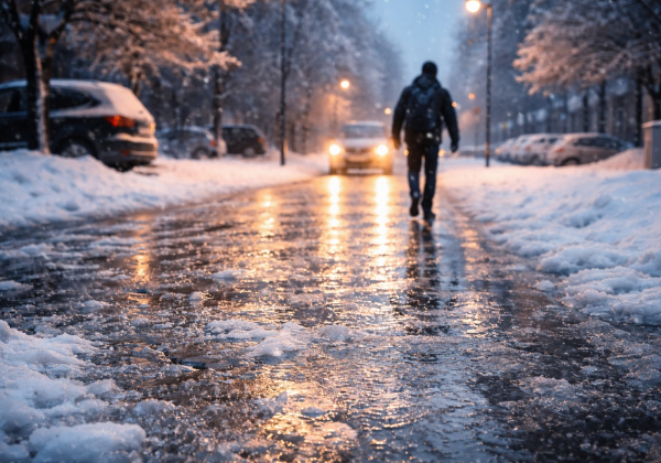 Uwaga na oblodzenie. IMGW wydał ostrzeżenie I stopnia