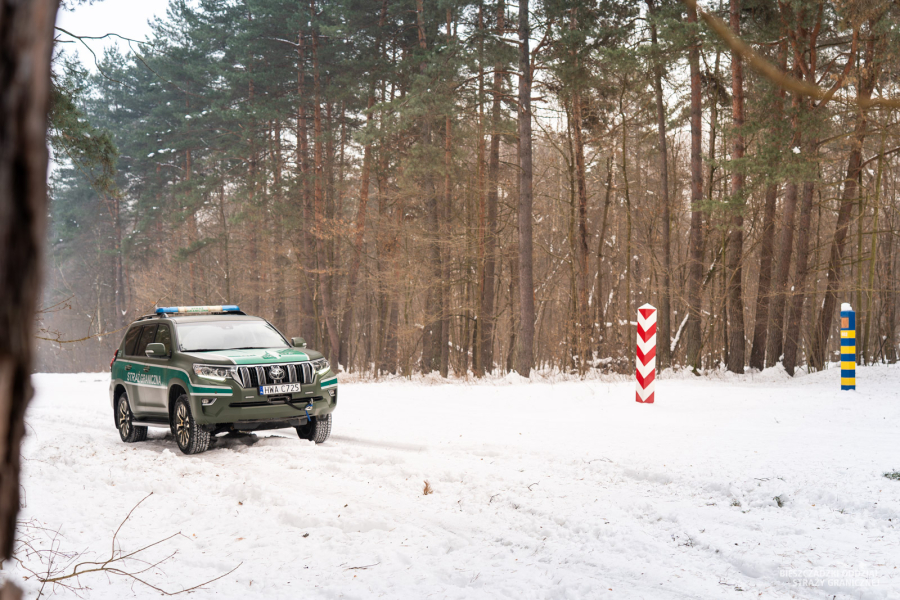 Agresywny 30-latek zatrzymany przy granicy z Ukrainą. Groził funkcjonariuszom