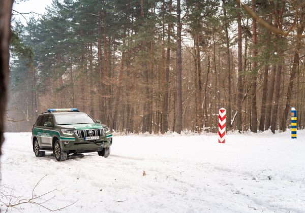 Agresywny 30-latek zatrzymany przy granicy z Ukrainą. Groził funkcjonariuszom