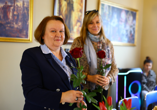 Barbara Broź z wizytą u lubaczowskich emerytów i seniorów [ZDJĘCIA]