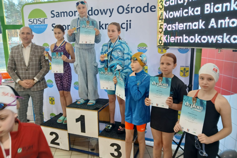 Pływanie: Gaja Mirkowska i Antoni Wójciak z medalami na mistrzostwach województwa