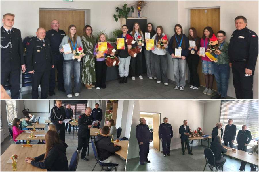 Stary Dzików: uczniowie rywalizowali w turnieju wiedzy pożarniczej