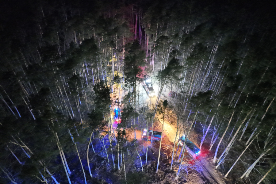 Ogień pochłonął hektary lasu. Jedna z największych akcji strażaków od lat [VIDEO]