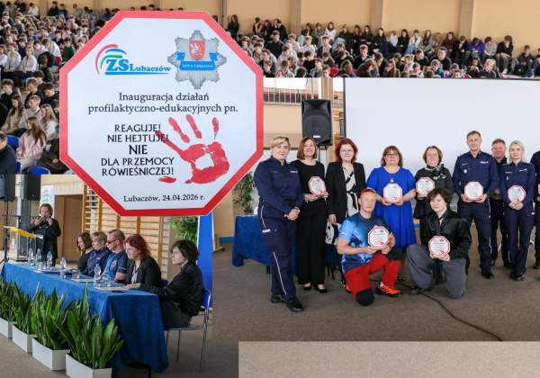 „Reaguję! Nie hejtuję!” w Zespole Szkół w Lubaczowie [ZOBACZ ZDJĘCIA]