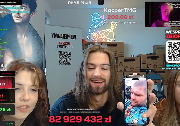 Siles z siostrami i Mateusz Kubiszyn na wielkim streamie charytatywnym Łatwoganga