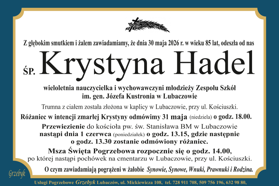 Krystyna Hadel