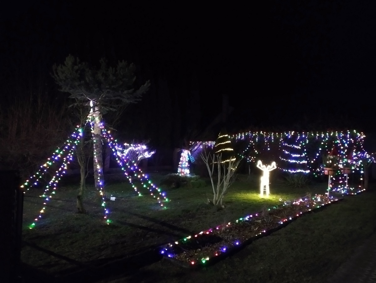 Najpiękniejsze iluminacje świąteczne w Gminie Cieszanów - IV miejsce Mateusz Kossak z Cieszanowa